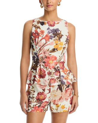Floral Sleeveless Top - Exclusive | Bloomingdale's (AU)
