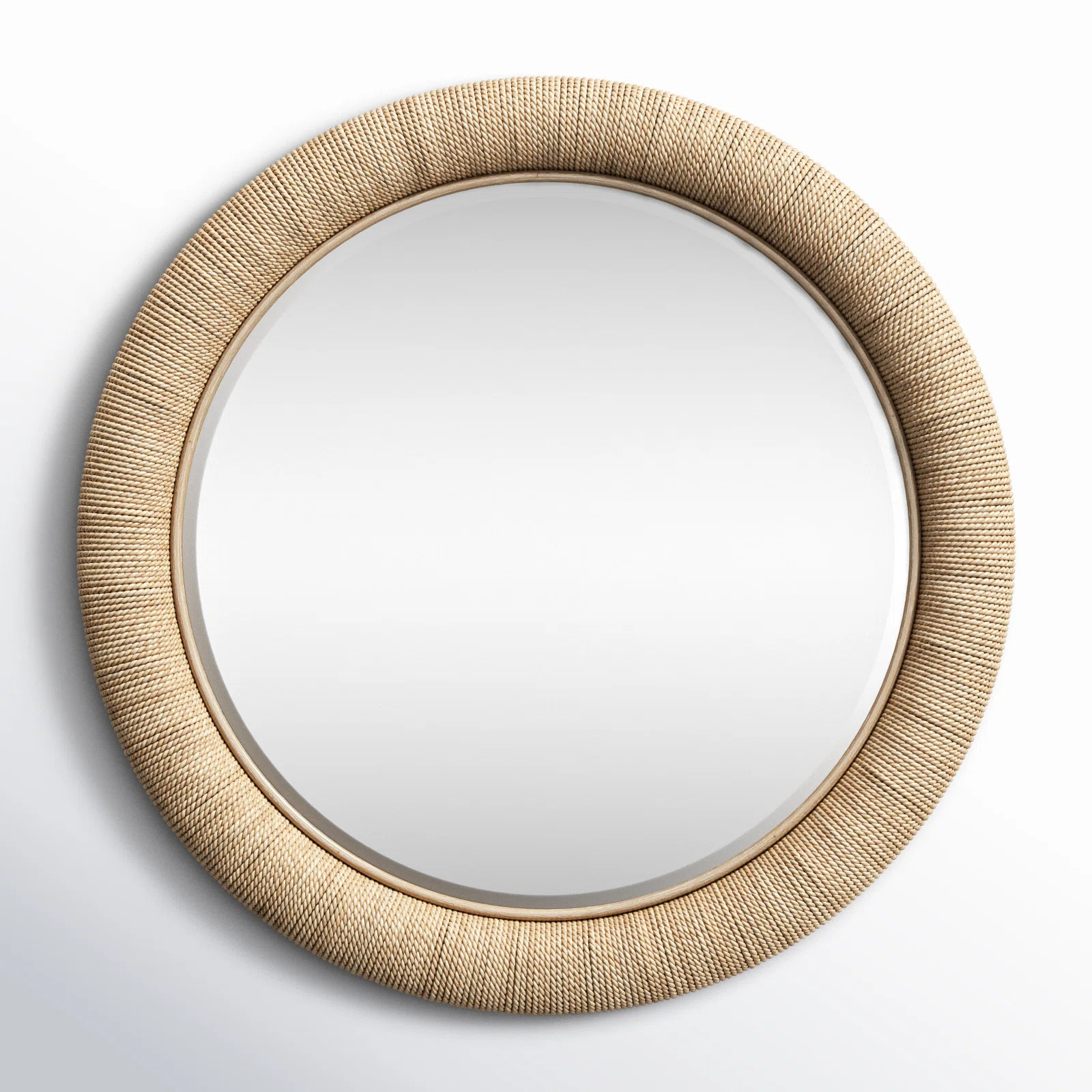 Mellonia Rattan Wall Mirror | Birch Lane