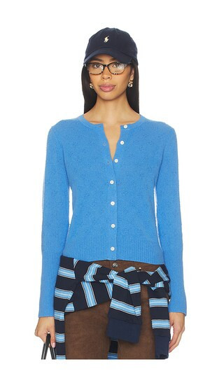 Guest In Residence Compass Jane Cardigan in Blue. - size XS | Revolve Clothing (Global)