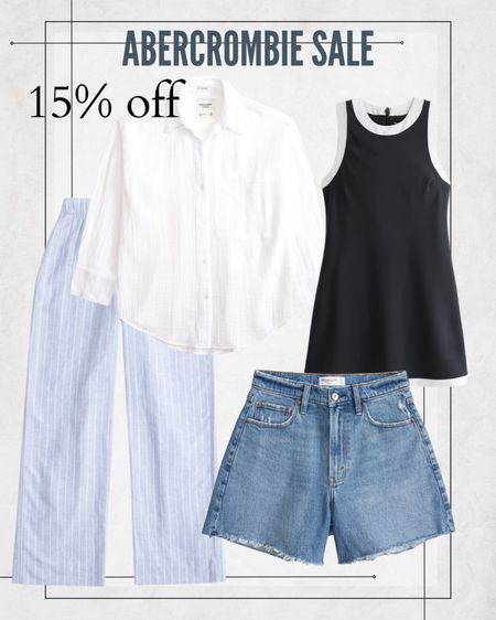 Abercrombie and Fitch sale! Perfect spring outfits! Linen pants. Beach outfits. High rise jean shorts  

#LTKsalealert #LTKstyletip #LTKfindsunder100