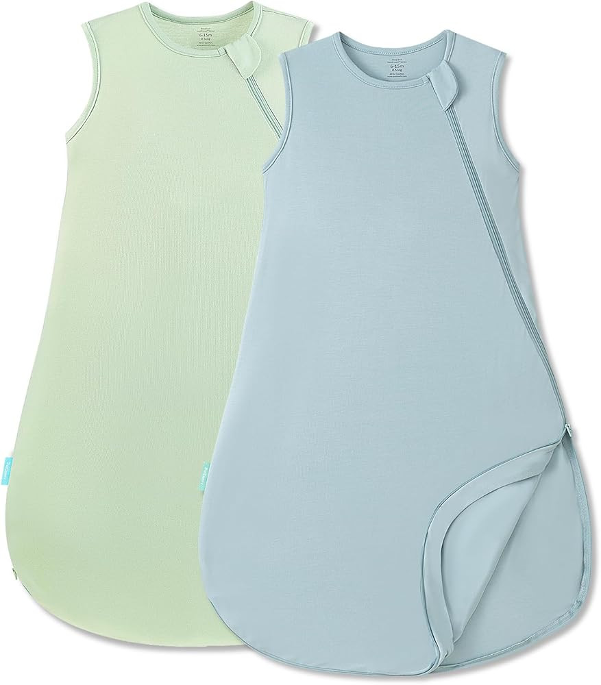 PurComfy Supersoft Sleep Sack 0.5 TOG, Premium Bamboo Viscose Sleeping Bag Thin Baby Wearable Bla... | Amazon (US)