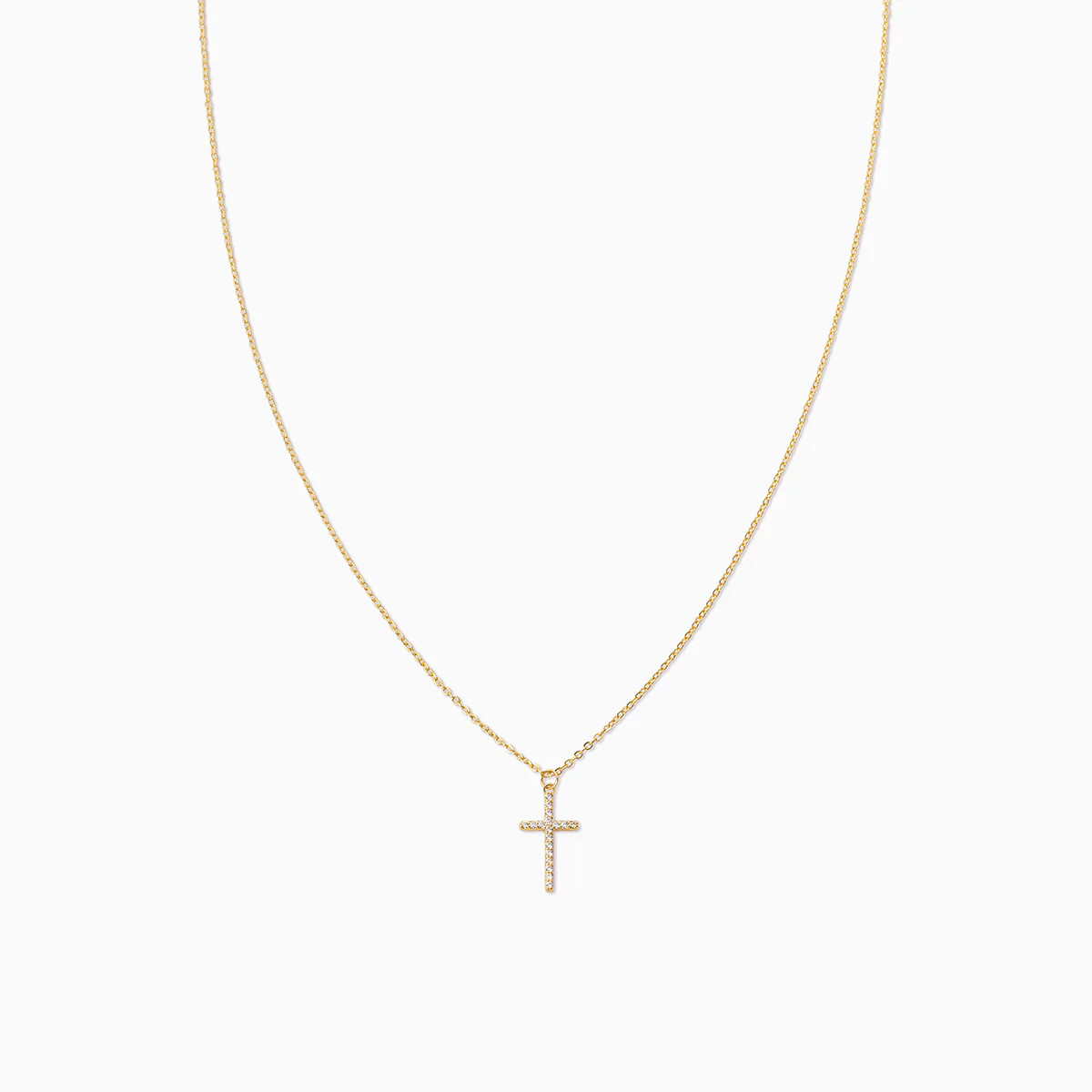 Pavé Cross Necklace | Uncommon James