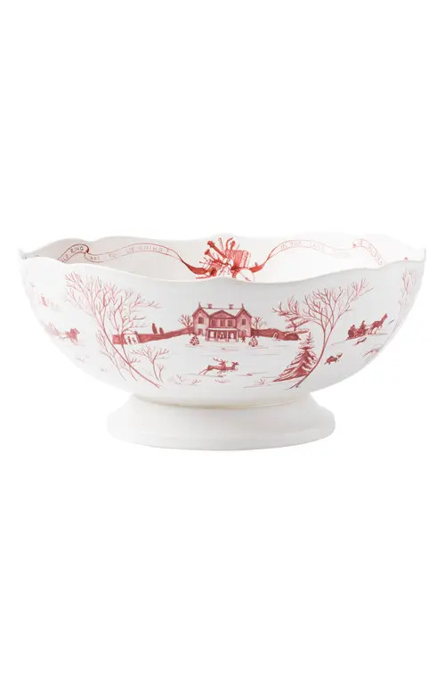 Juliska Country Estate Centerpiece Bowl in Ruby at Nordstrom | Nordstrom