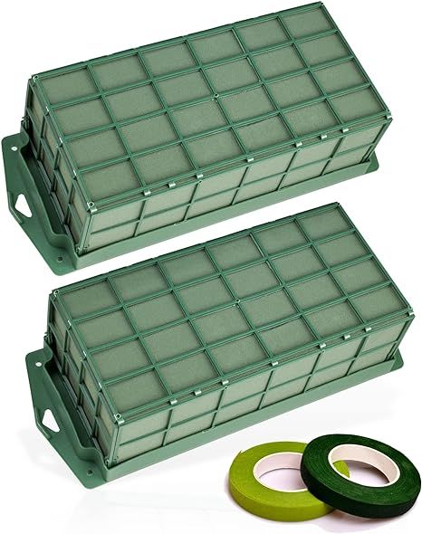 2 Floral Foam Cage for Flower Arrangements Dry and Wet Floral Foam for Fresh Artificial Flowers F... | Amazon (US)