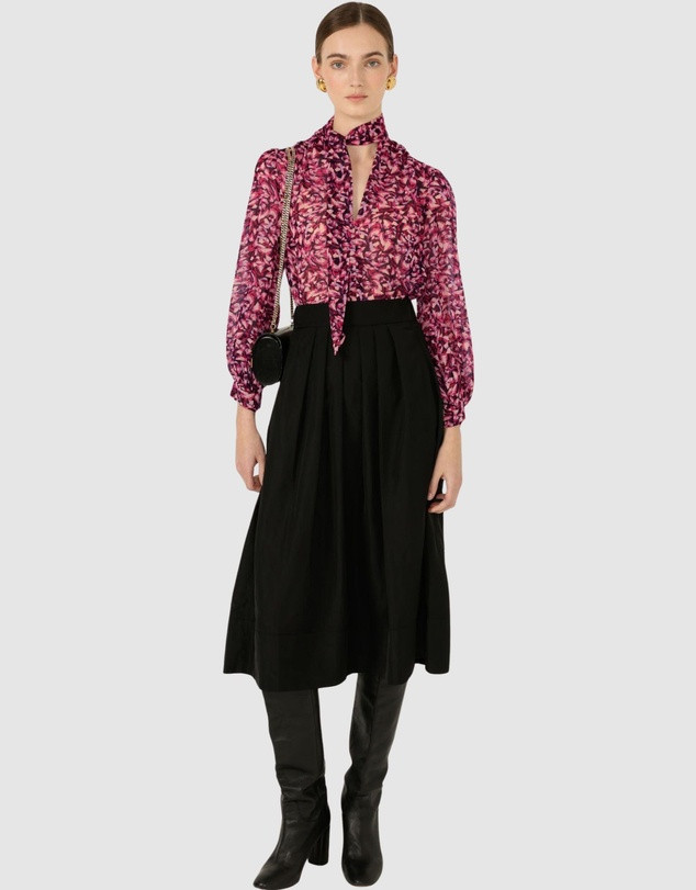 Pleated A-Line Skirt | THE ICONIC (AU & NZ)