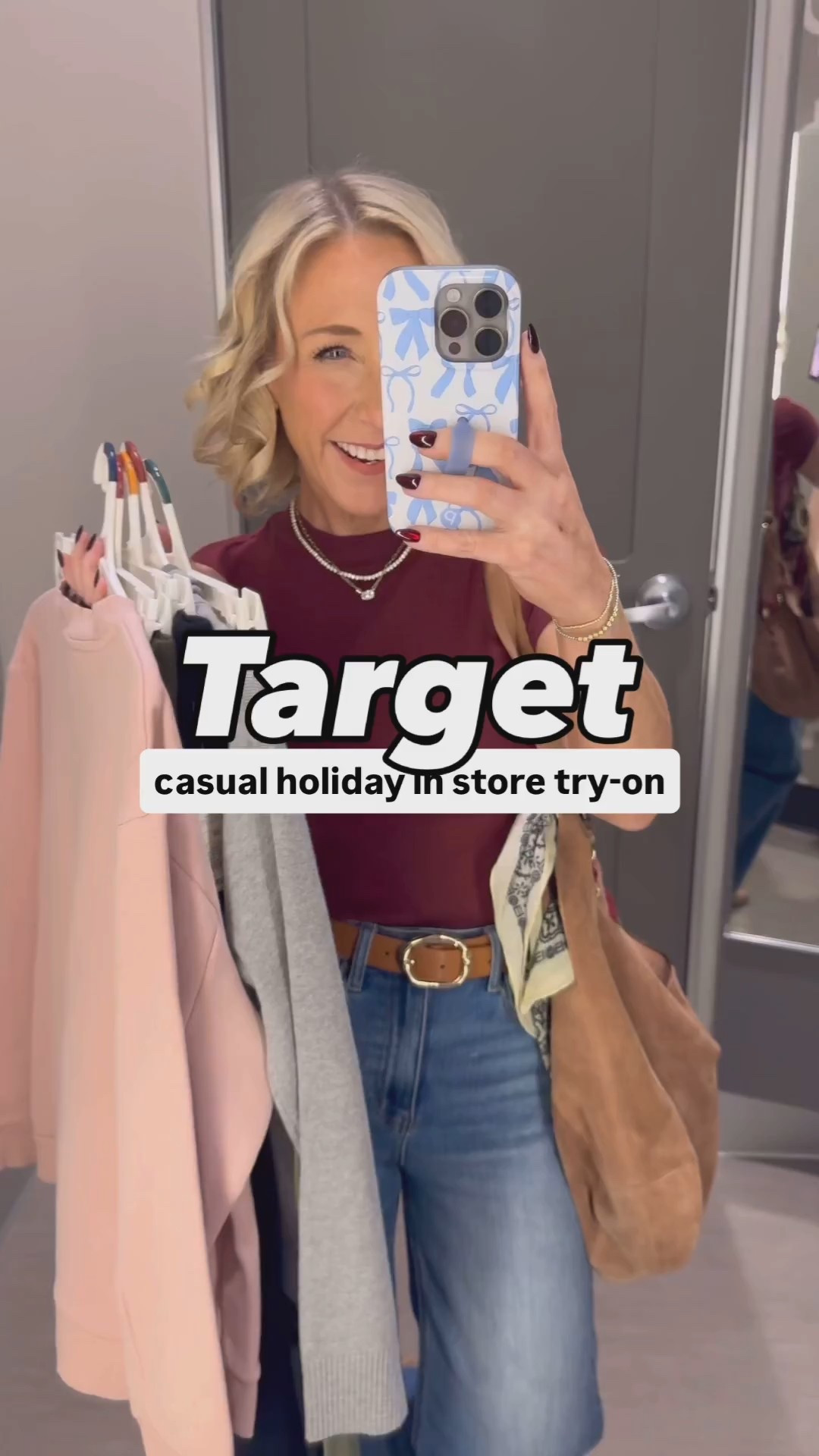 Target - casual holiday(ish) in store try-on * T-shirt - size XS. * Wide leg jeans - size 25. * Shoes - fit tts and are comfy. 1. Lace Crewneck Sweater - size small. 3 colors. 2. Mid-Rise Straight Leg Cargo Pants - size 2. 4 colors. * Belt - waist size 26”-30”. 3. Cable Trim V-Neck Sweater - size small. 4 colors. 4. High-Rise Sandwash Pull-On Pants - size xs. AMAZINGLY soft and comfy! 4 colors. 5. Zip-up Hooded Sweater - size small. 6. Brushed Mini Skirt - size XS. 2 colors. 7. Rhinestone Bow Sweatshirt - size Large (could have sized down... but that's all that was in store). 8. Wide leg jeans - size 25. (mine, from Amazon).

 

#LTKHoliday #LTKSeasonal #LTKFindsUnder50