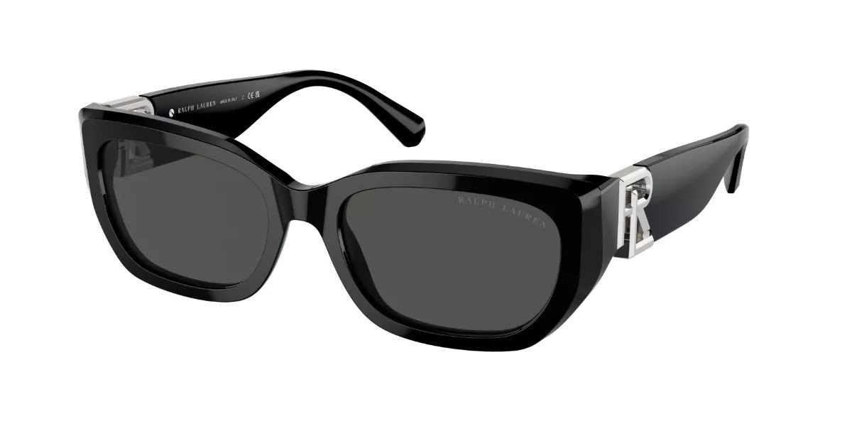 Ralph Lauren RL8222 THE BRIDGET 500187 Women’s Sunglasses Black Size 55 | SmartBuyGlasses Global