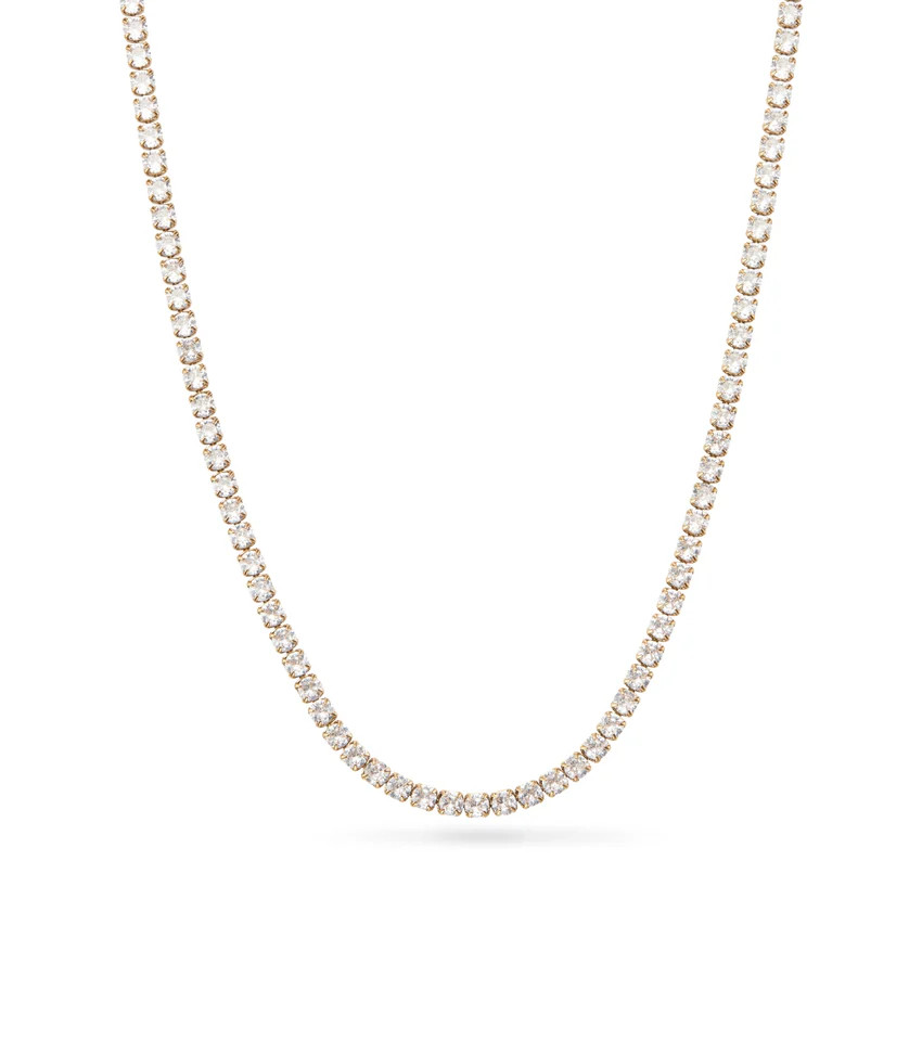 Tennis Necklace (Gold) | Abbott Lyon