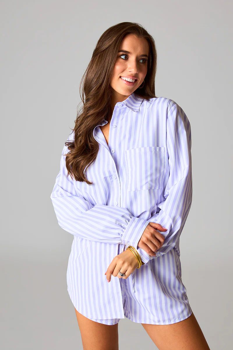 BuddyLove | Ellen Outfit Set | Lilac Stripe | BuddyLove