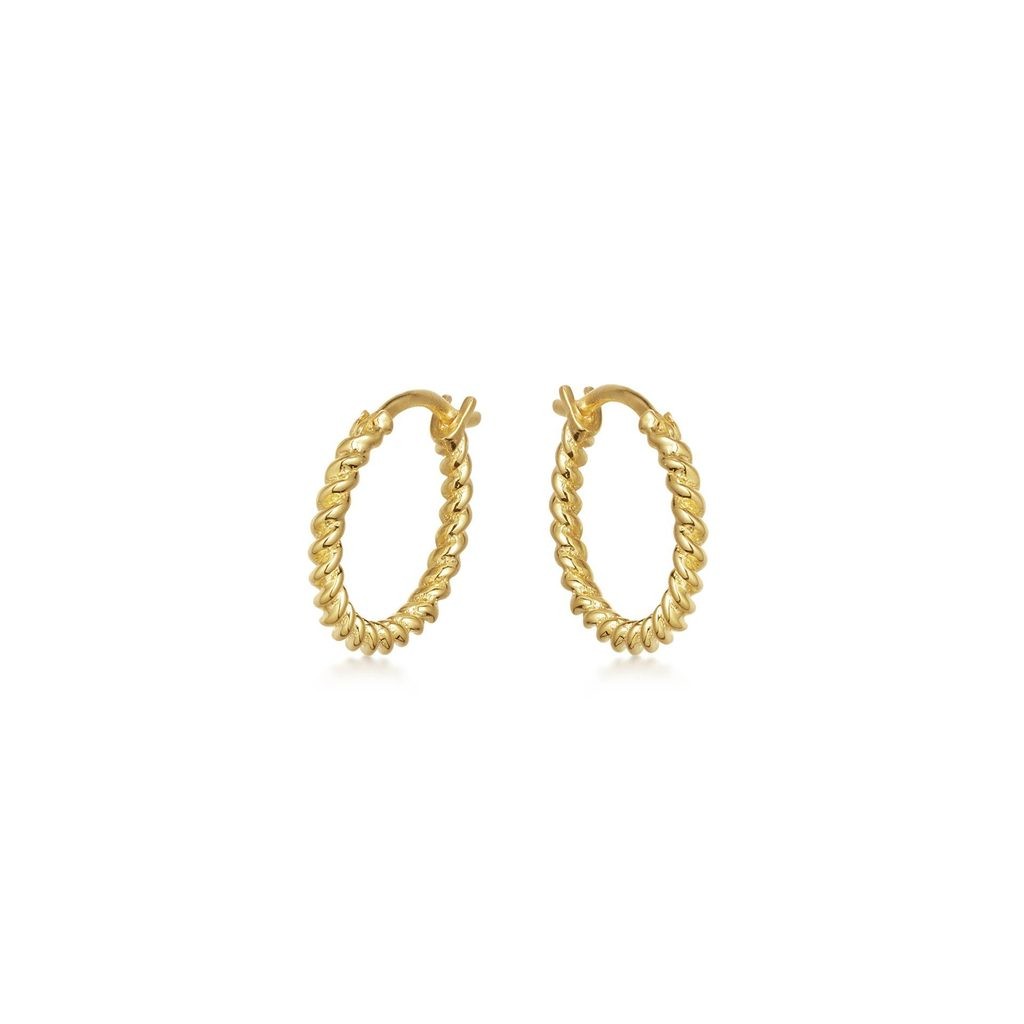 Gold Mini Helical Hoop Earrings | Missoma