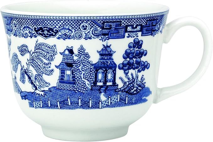 Johnson Brothers Willow teacup, 7 oz, Blue/White | Amazon (US)