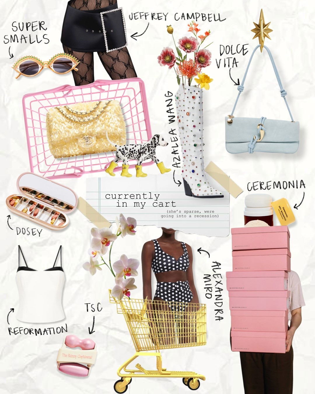 What’s in my cart? 🛒

Jeffrey Campbell mini skirt
dolce vita baby blue purse
fun sunglasses
cowboy boots rhinestone boots
spring tops
reformation tops
polka dot bikini
swimwear

#LTKSwim #LTKFindsUnder50 #LTKFindsUnder100