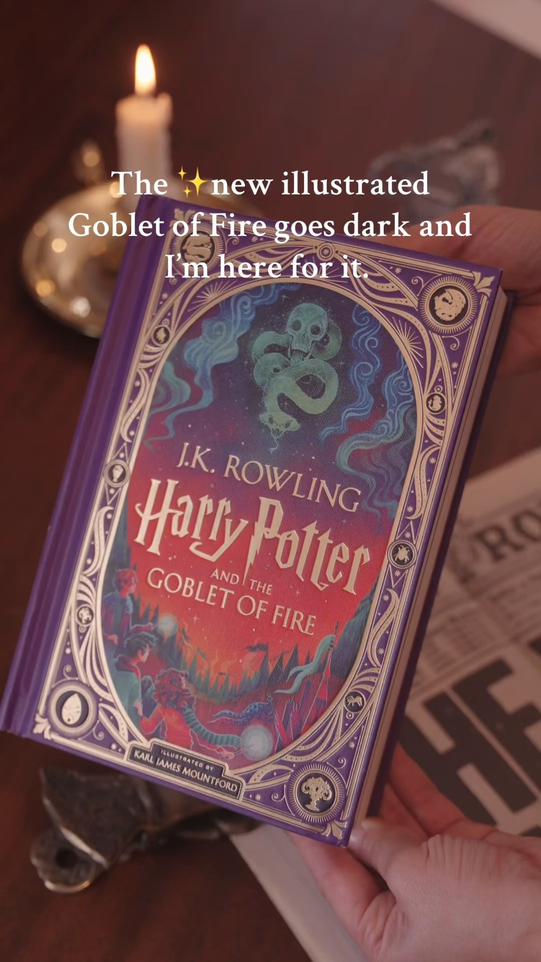 Respectfully I was not ready 😭 the colors and interpretation in this edition are just so beautifully done. There’s so many poignant moments in this part of the story, and I’m glad to have this new lens to experience the book in a new way. 

If you get your print from @barnesandnoble there is a free print. 

#harrypotter #wizardingworld #gobletoffire #bloomsburypublishing #hogwarts

#LTKFamily #LTKHome #LTKSeasonal