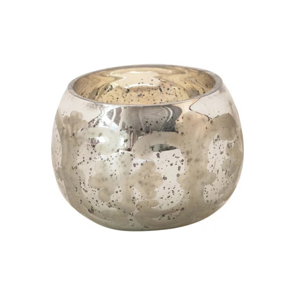 2.5'' Mercury Glass Tabletop Tea Light Holder | Wayfair North America