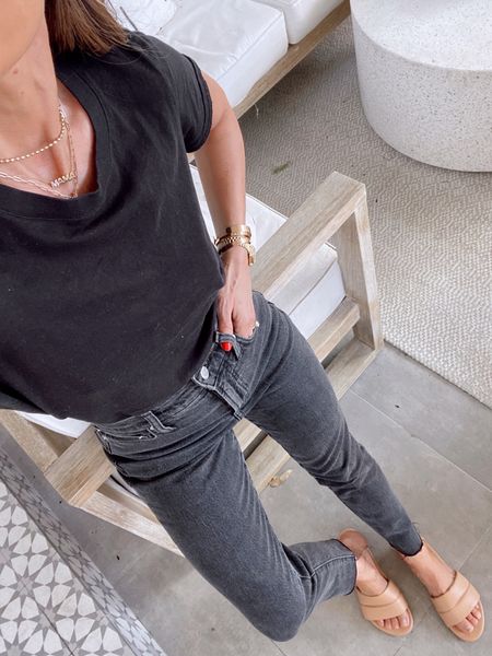 Favorite basic tees are 30% off for memorial day weekend- love how these fit. I find them to be tts but if you want them more oversized I recommend sizing up. Under $20

#LTKsalealert #LTKstyletip