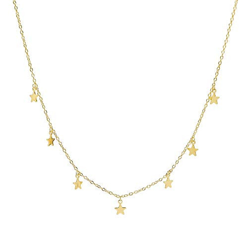 Star Choker Necklace (Yellow Gold) | Amazon (US)