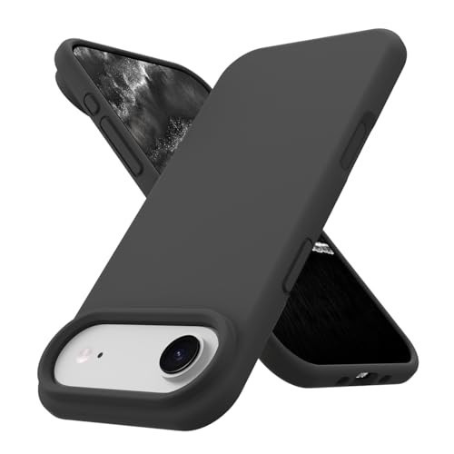 PinLiSheng Designed for iPhone Air Case,Premium Liquid Silicone with [Soft Anti-Scratch Microfiber Lining] Shockproof Slim Protective Phone Case for Men Women,Black | Amazon (US)
