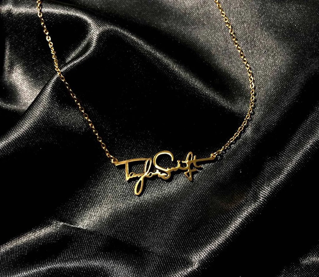 stainless steel Taylor Swift necklace | Etsy (US)