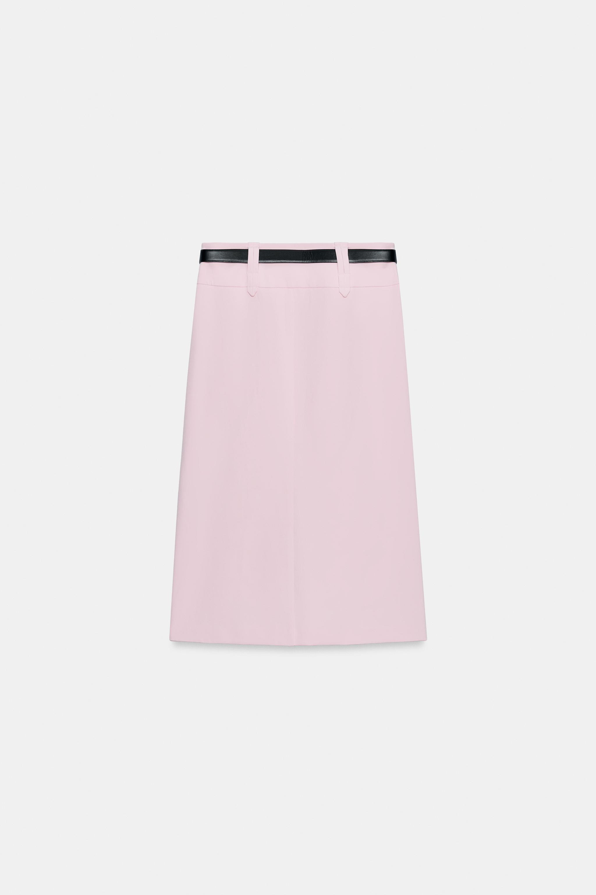 JUPE ASYM\u00c9TRIQUE AVEC BANDE | Zara FR