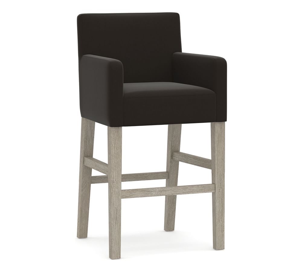 Classic Upholstered Bar & Counter Stools | Pottery Barn (US)