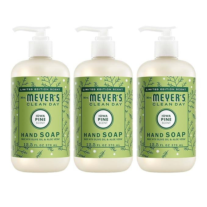 MRS. MEYER'S CLEAN DAY Hand Soap, Iowa Pine Scent, 12.5 Fl Oz Bottle - 3 Pack | Amazon (US)