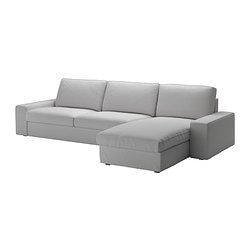 KIVIK Sectional, 4-seat - Orrsta light gray - IKEA | IKEA (DE)