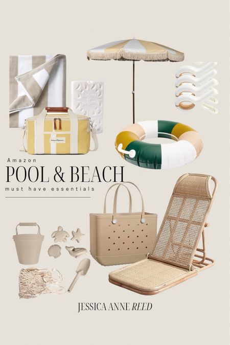My favorite pool & beach essentials

Amazon, pool float, rattan beach chair, woven beach chair, bogg bag, pool tote, sand toys, outdoor umbrella, pool towel, stripe beach towel, cooler bag, insulated cooler bag, beach cooler, pool cooler, towel 



#LTKSeasonal #LTKFindsUnder50 #LTKTravel