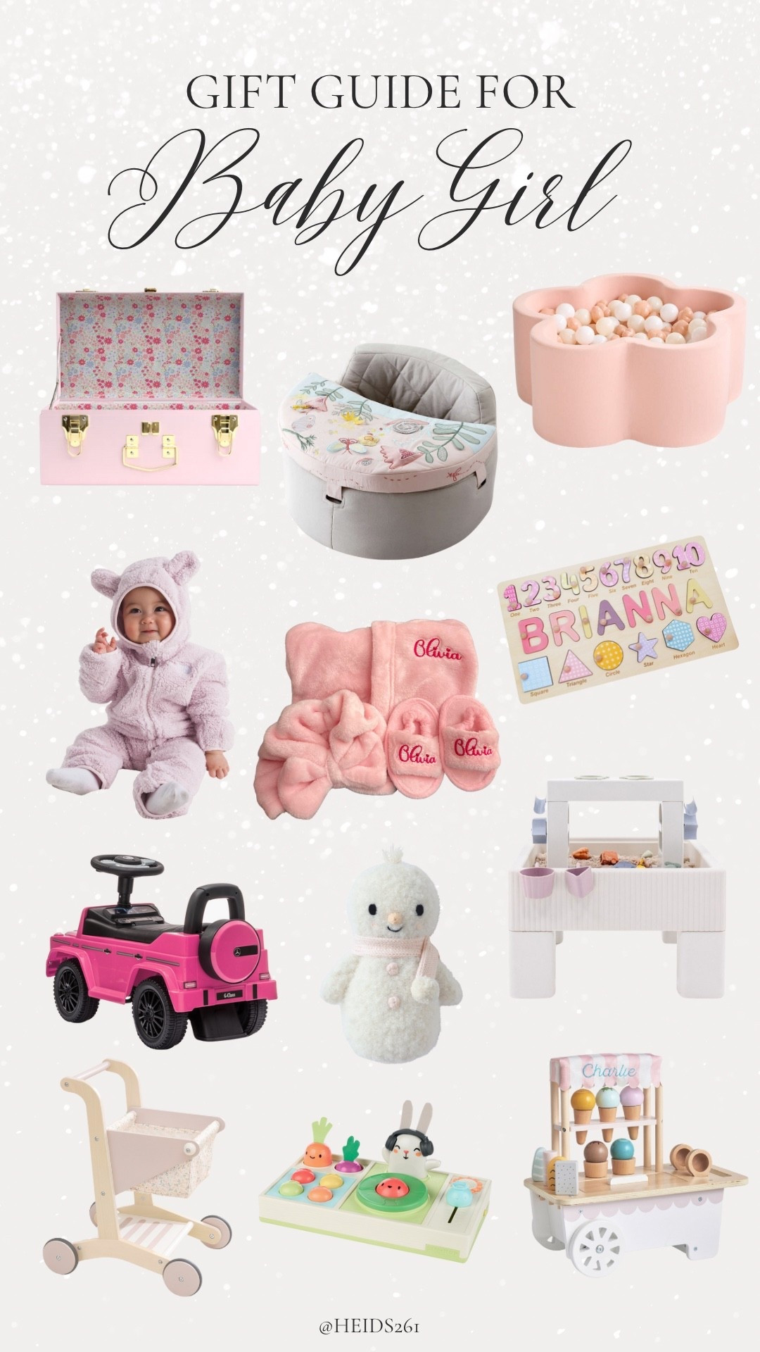 Gift Guide for baby girl 🎁

#LTKGiftGuide #LTKBaby