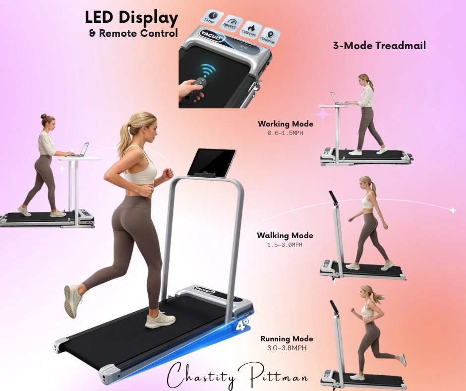 Walk while you work. 
Run while you watch TV. 
Fold it under your couch when company comes over. 

This treadmill is doing the MOST and it’s on promo on Amazon right now. 

#ad #amazonbigspringsale #amazonmusthave

#LTKfitnessgoals #LTKselfcare #LTKdayinmylife