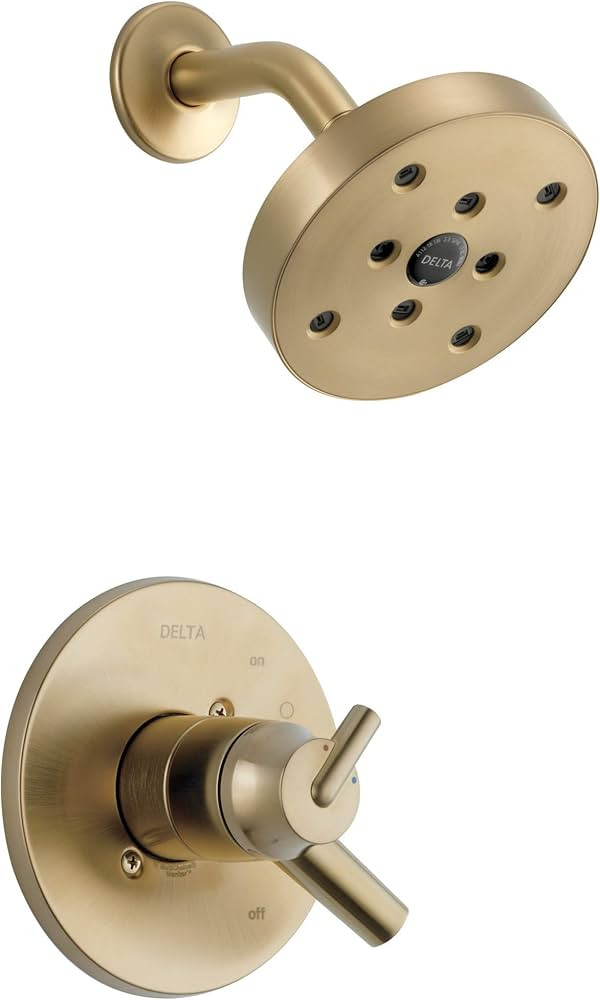 Delta Faucet Trinsic 17 Series Dual-Function Shower Trim Kit with Single-Spray H2Okinetic Shower ... | Amazon (US)