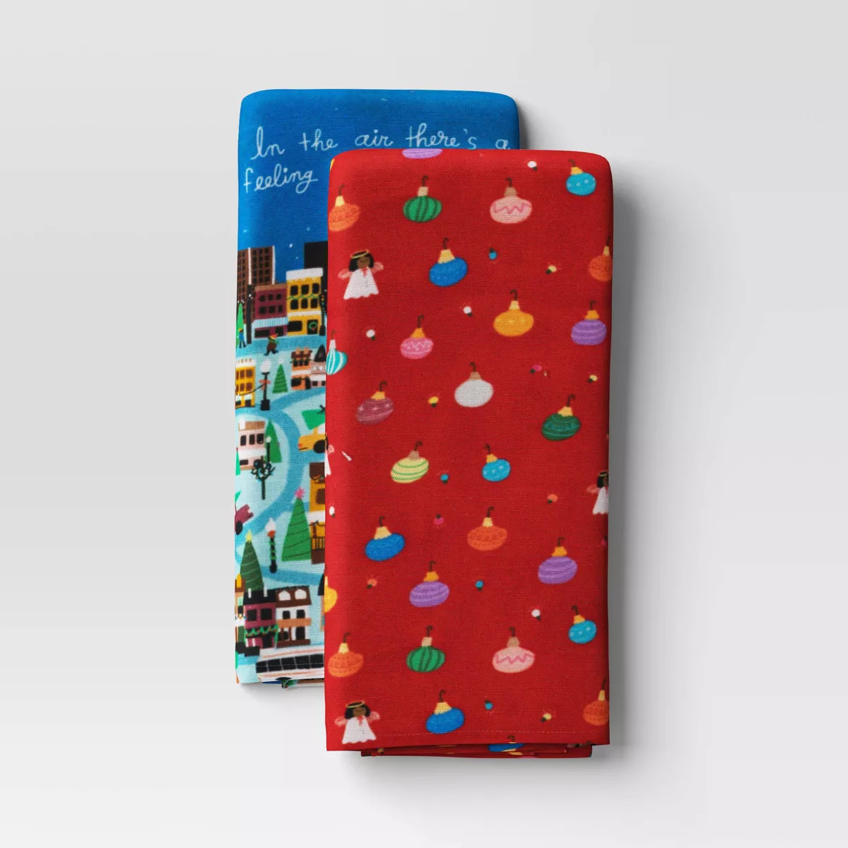 2pc Alison Hawkins Christmas Design Kitchen Towel - Wondershop™​​​​​​​ | Target