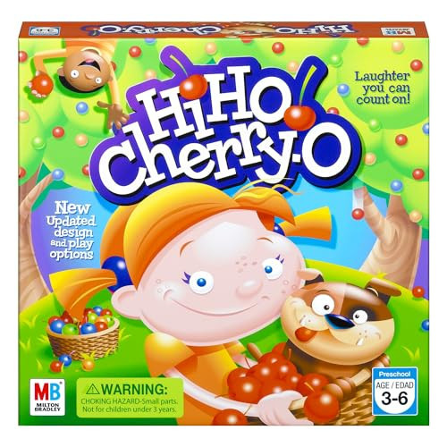 Hasbro Gaming Hi Ho Cherry-O Board Game for 2 to 4 Players Kids Ages 3 and Up (Amazon Exclusive) | Amazon (US)
