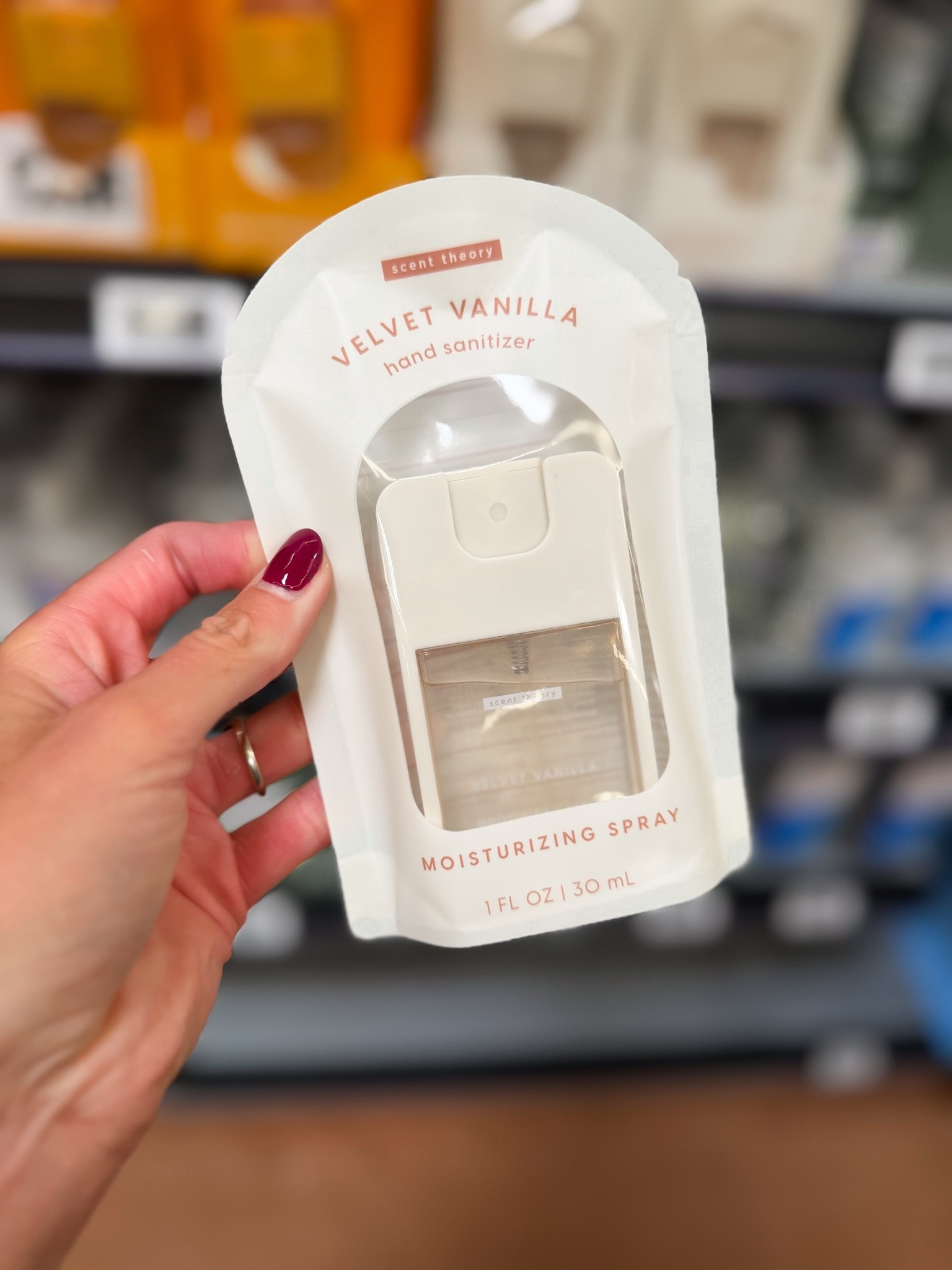 Time to snag another one of my favorite $3 hand sanitizers. I always have one in my purse, car, desk. I also always throw one in my son’s sports bag and backpack.