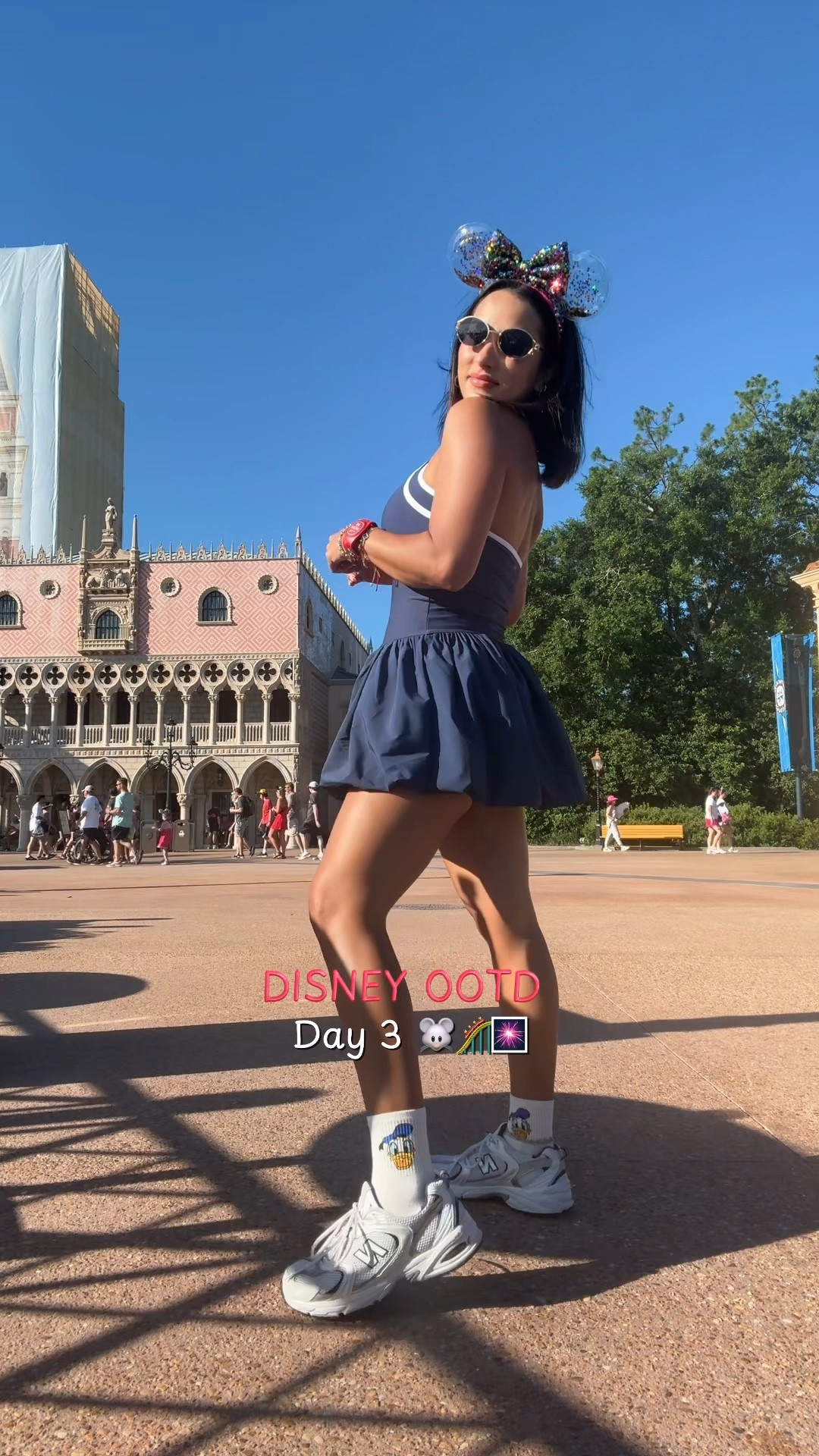 Epcot outfit dress is 25% off 🚨 #abercrombie 

Disney outfits, athletic dress, petite style 

#LTKActive #LTKSaleAlert