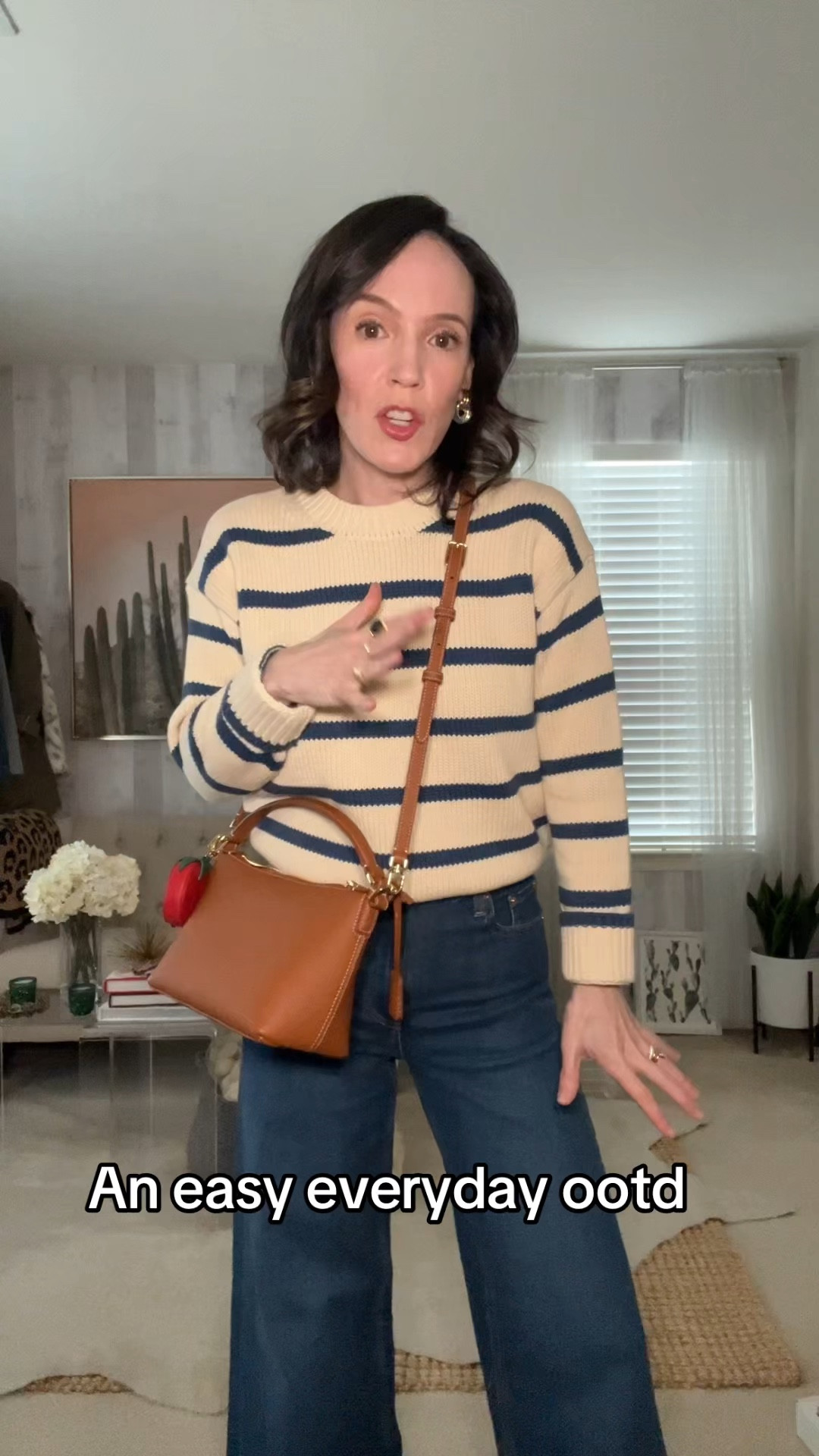 Styling wide leg jeans for spring 

#LTKSeasonal #LTKOver40