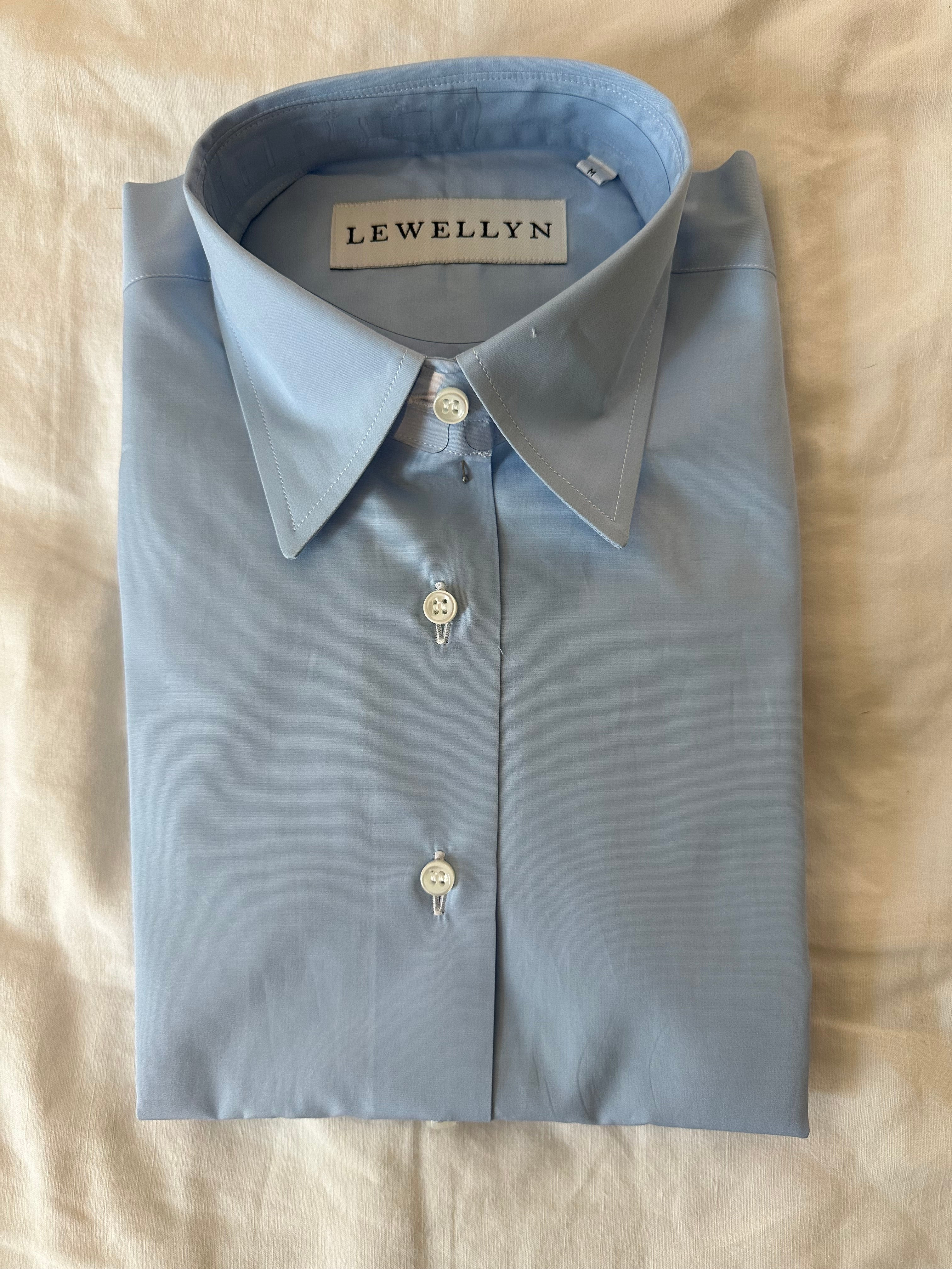 The Jackie Button Down in Blue | Lewellyn