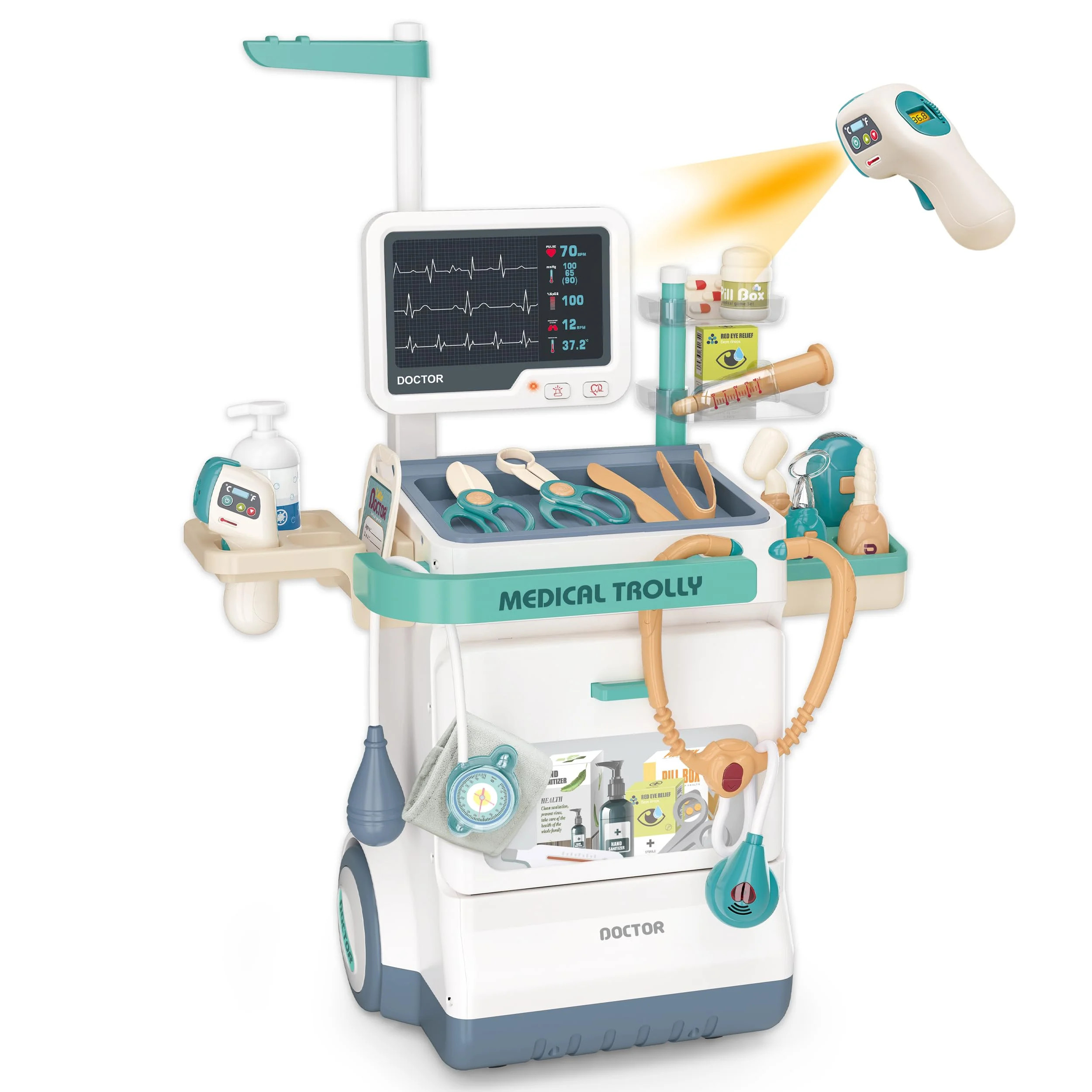 Doctor Kit for Kids, Pretend Medical Station Set for Boys & Girls, 26Pcs Pretend Play Medical Kit... | Walmart (US)