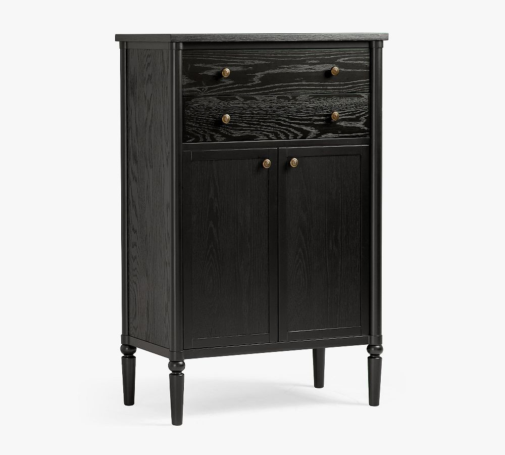 Chris Loves Julia Modern Traditional Tall 2-Drawer Dresser (33") | Pottery Barn (US)