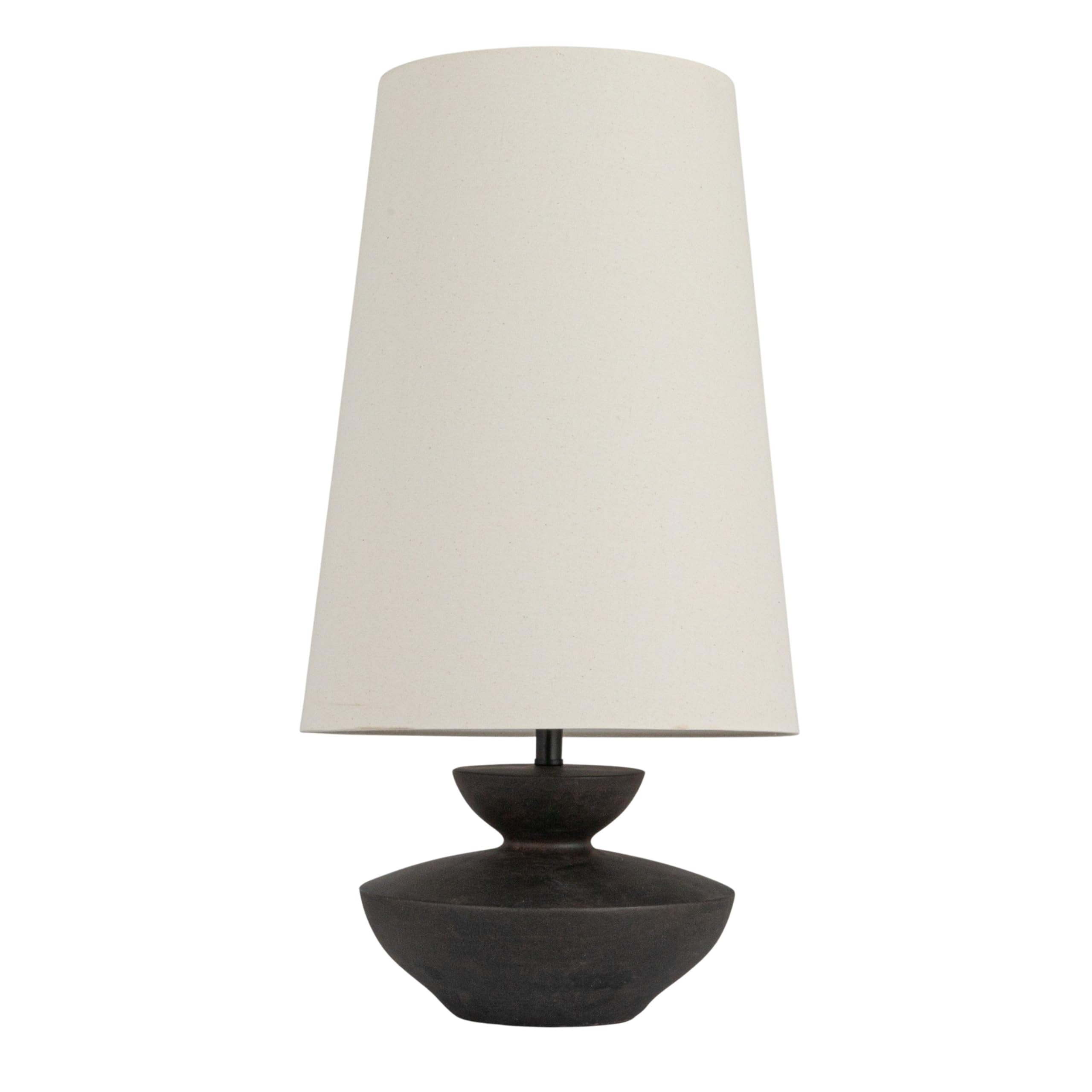 Creative Co-Op Resin Table Lamp with Sculptural Base, Black | Amazon (US)