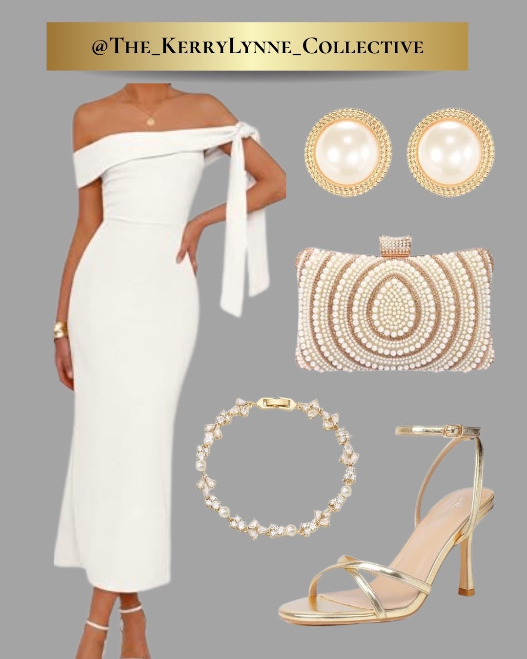 🥂 Pearls & Prosecco 🤍

Some looks never go out of style—and this is one of them.

An elegant off-the-shoulder silhouette, pearl accents, and champagne gold details come together for the perfect wedding guest, rehearsal dinner, bridal shower, or special occasion look. Timeless, sophisticated, and effortlessly chic, this outfit proves that sometimes less really is more.

Paired with statement pearl earrings, a beaded clutch, and delicate gold heels, this is the kind of ensemble you’ll reach for whenever the dress code calls for polished elegance.

✨ RSVP ready and endlessly classic.

#LTKWeddingGuest #PearlsAndProsecco #WeddingGuestStyle

#LTKgrwm #LTKootd