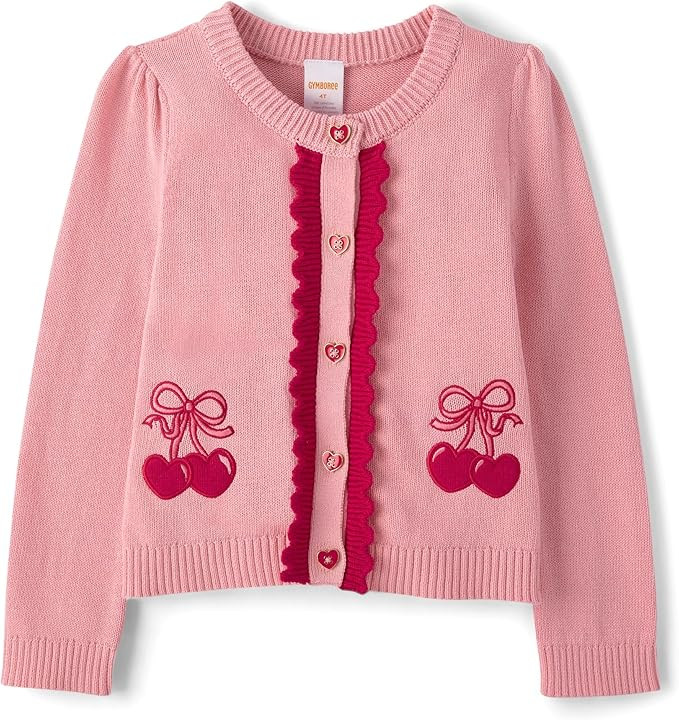 Gymboree Baby-Girls and Toddler Long Sleeve Button Front Cardigan | Amazon (US)