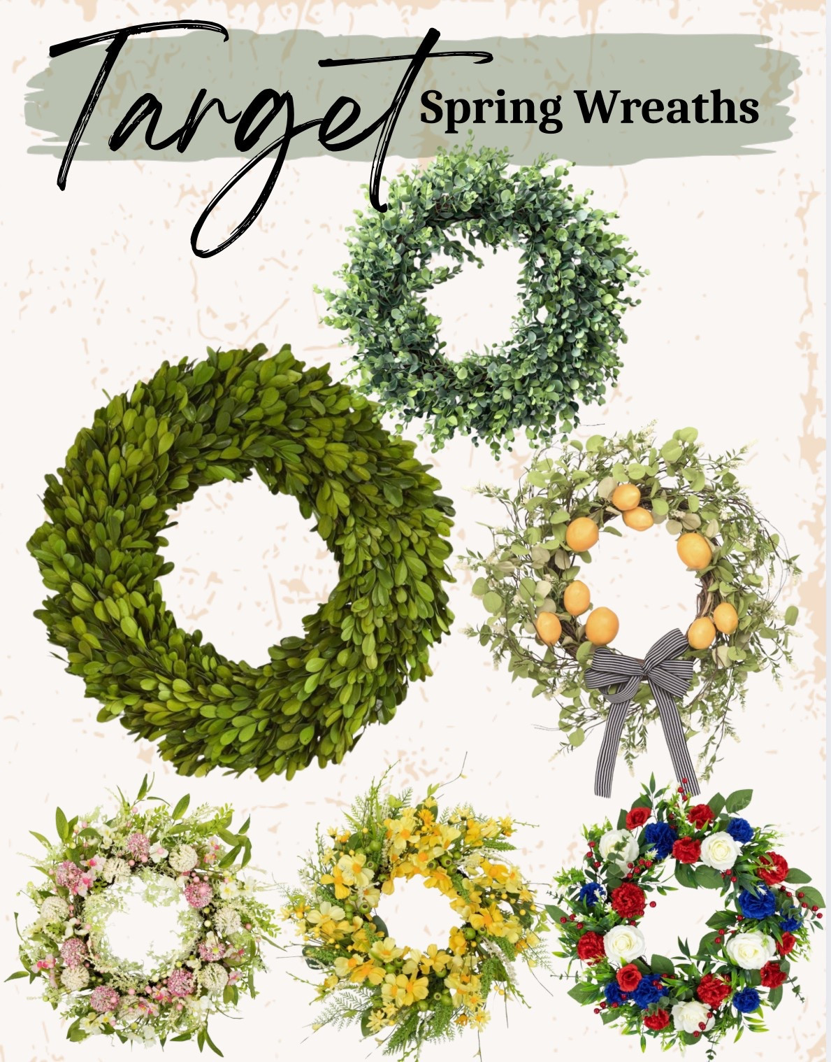 Target Spring Wreaths 

#LTKU #LTKHome #LTKSeasonal