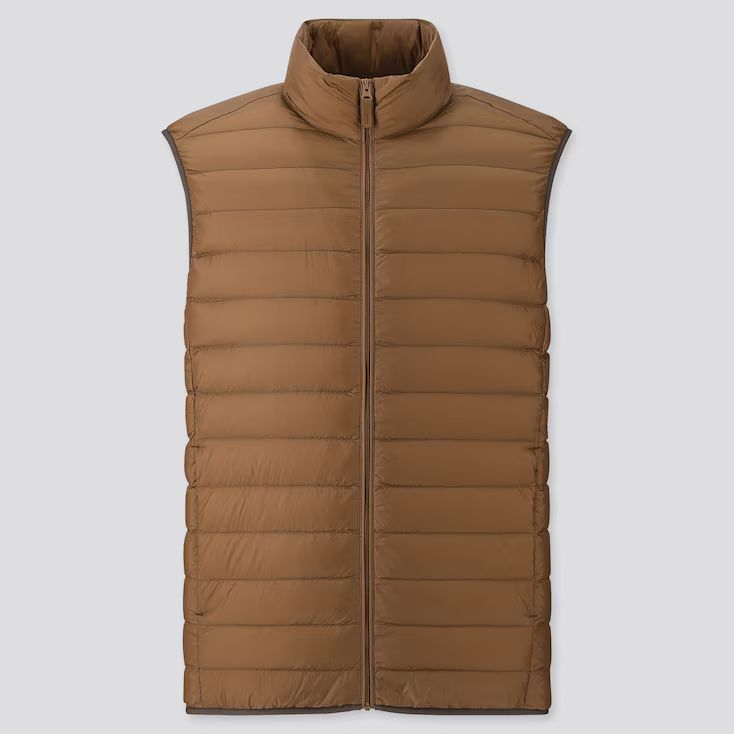 UNIQLO Men's Ultra Light Down Puffer Vest, Brown, XXL | UNIQLO (US)