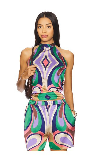 Ora Top in Butterfly Mirror | Revolve Clothing (Global)