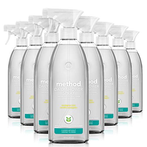 Method Daily Shower Cleaner Spray, Plant-Based & Biodegradable Formula, Spray and Walk Away - No Scr | Amazon (US)