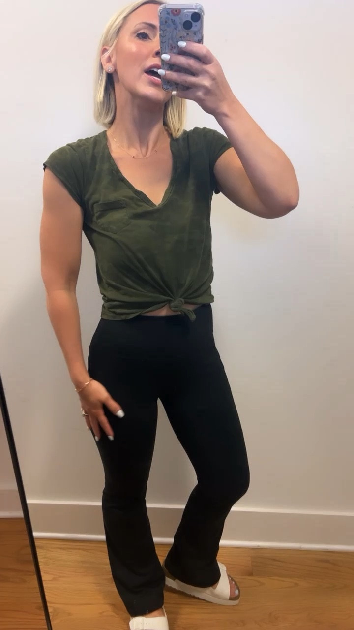 High waisted pocket flare leggings + white platform Birkenstocks 

denim//romper//denim romper//jumpsuit//platforms//white sneakers//white shoes//platform sneakers//tennis shoes//espadrilles//spring//spring fashion//spring shoes//shoes//fashion sneakers//Shoes//jewelry//earrings//necklace//sunglasses//Sale//spring sale//spring//spring shoes//spring fashion//spring jewelry//flats//sandals//wedges//platforms//heels//statement jewelry//floral//accessories//flower necklace//Easter Dress//Floral//Midi Dress//Maxi Dress//Spring Fashion//Spring Dresses//Puff Sleeves//Ruffles//Spring Prints//wedding guest//dresses//dress//formal dresses//wedding//spring dresses//colorful//vacation dress//beach wedding//tropical//summer dress//summery//fancy//color block//heels//special occasion//mini//mini dress//puff sleeve//metallic//metallic dress//floral//floral dress//ruffled dress//ruffles//spring//spring fashion//eyelet//eyelet dress//white dress//white eyelet//jumpsuit//sale//affordable//marked down//tie waist//button down//raffia//raffia sandals//spring sandals//summer sandals//beach looks//spring looks//platforms//straw//neutral//heels//flats//slides//woven//leather//tote//diaper bag//bag//bags//handbag//clutch//raffia bag//spring bag//big bag//small bag//summer bag//designer bag//tank//spaghetti strap//long sleeve//short sleeve//ruffle sleeve//long sleeve//date night//satin//linen//smocked//babydoll//babydoll dress//shift dress//shirt dress//wrap dress//T-shirt dress//two piece dress//set//dress set//skirt//top//pants//shorts//work dress//belt//belted dress//beauty//beauty products//under 100//under 50//vacation//beach trip//beach looks//vacation looks//gifts//gift idea//fitness//athletic top//athletic tank//joggers//yoga pants//flare//trend//trending//athleisure//platform sandals//white sandals

#LTKsalealert #LTKshoecrush #LTKkids #LTKunder100 #LTKFind #LTKworkwear #LTKtravel #LTKswim #LTKfit #LTKwedding #LTKbump #LTKSeasonal #LTKmens #LTKcurves #LTKbeauty #LTKbaby #LTKstyletip #LTKunder50 #LTKfamily #LTKFestival #LTKhome #LTKitbag