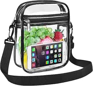 Clear Messenger Bag for Work & Business Travel for Men & Women, Stadium Approved | Amazon (US)