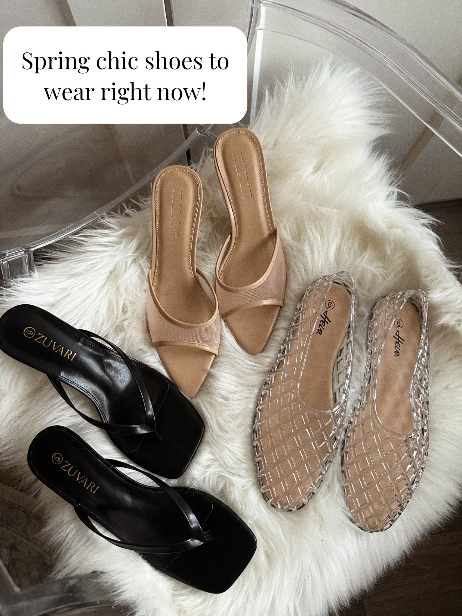 Neutral and so chic! These shoes are exactly what every woman needs for spring! They are versatile and so comfy too! The jelly flats looks so cute on!

#LTKootd #LTKTravel #LTKmomlife