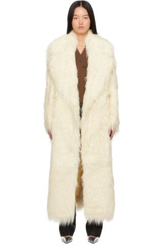 Off-White Nicole Faux-Fur Coat | SSENSE