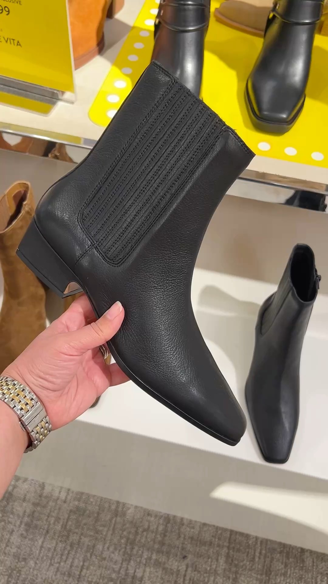 Shoes that caught my eye at the Nordstrom Anniversary Sale! Love these Steve Madden booties for fall! They’re on sale for under $100 and the lower heel is great for walking around. Perfect for fall outfits! 

#LTKSaleAlert #LTKFindsUnder100 #LTKShoeCrush